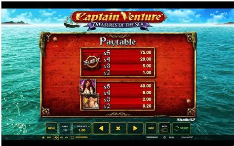 Play Captain Venture Treasures Of The Sea Slot