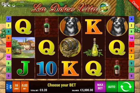 Play La Dolce Vita Double Rush Slot