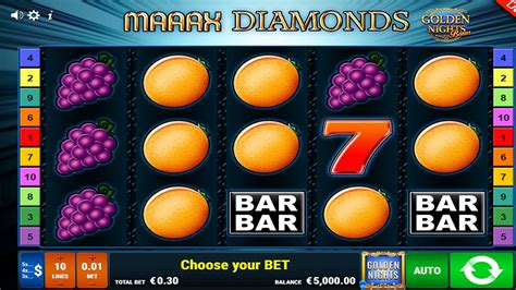 Play Maaax Diamonds Golden Nights Bonus Slot