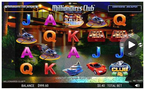 Play Millionaires Club Diamond Edition Slot