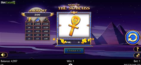 Play Night Of The Scarabs Slot