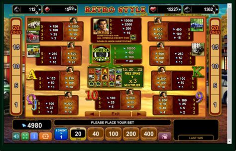 Play Retro Style Slot