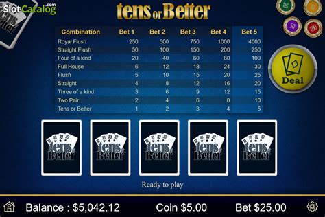 Play Tens Or Better Mobilots Slot