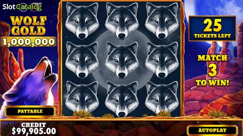 Play Wolf Gold Scratchcard Slot