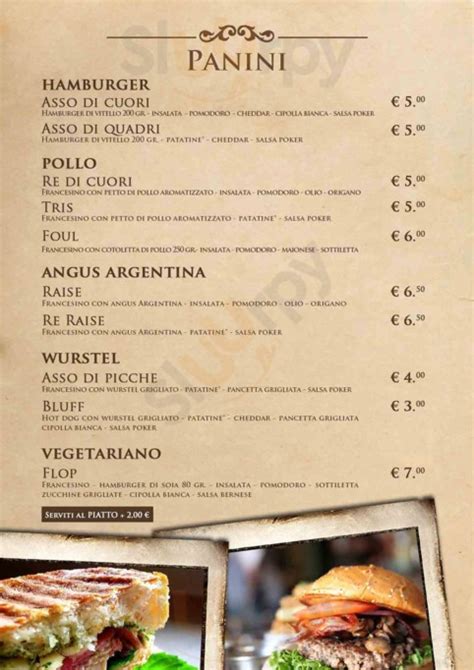 Poker D Assi Reggio Calabria Menu