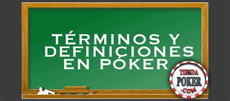 Poker Diccionario