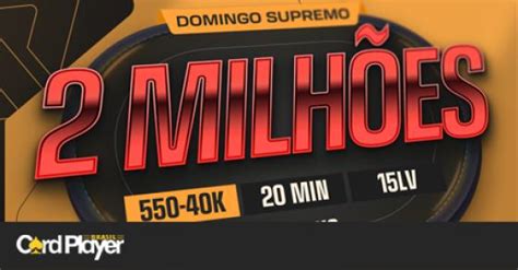 Poker Domingo Milhoes