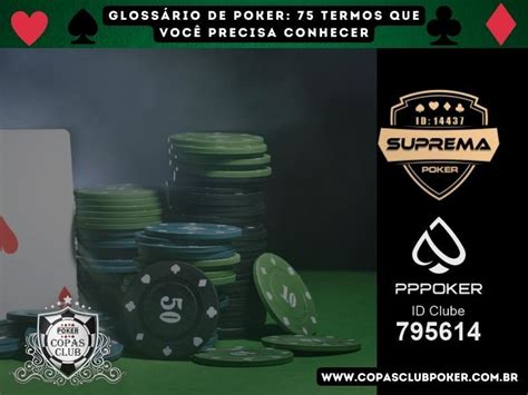 Poker Frances Glossario De Termos