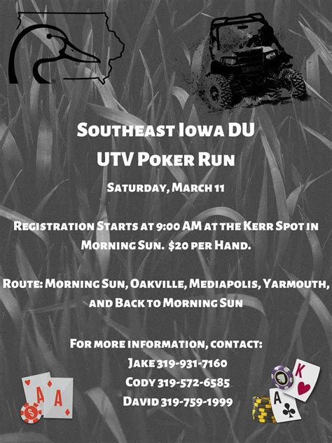 Poker Run Des Moines Iowa