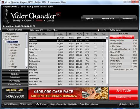 Poker Victor Chandler