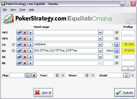 Pokerstrategy Equilab