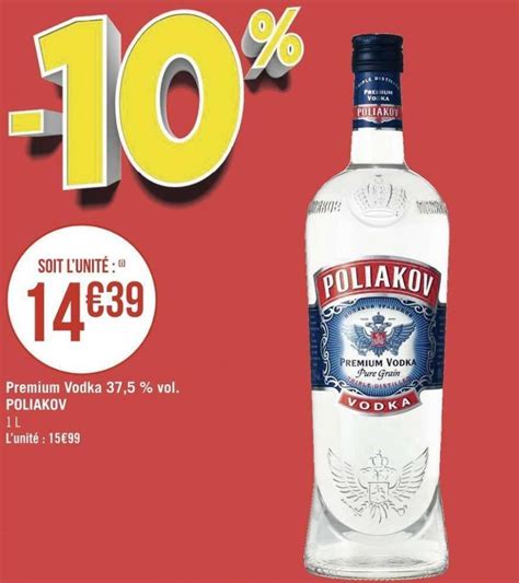 Premio De Vodka Poliakov Geant Casino