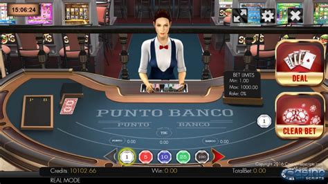 Punto Banco 3d Dealer Slot - Play Online