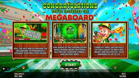 Racetrack Riches Megaboard Slot - Play Online