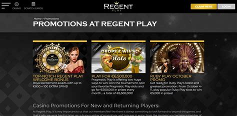 Regent Play Casino Bonus