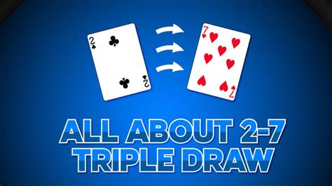 Regras Fazer 2 7 Triple Draw Poker