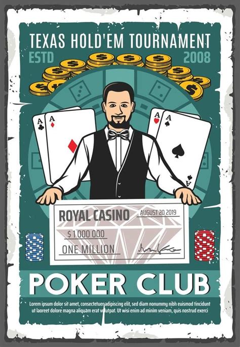 Retro Poker Cartaz