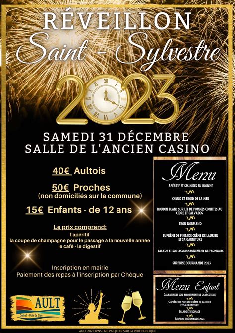 Reveillon St Silvestre Casino Aix Les Bains