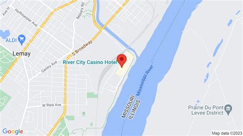 River City Casino Mapa