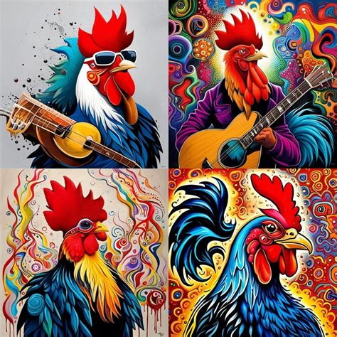 Rock N Roll Rooster Blaze