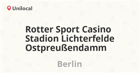 Rotter Esporte Casino Lichterfelde Em Berlim