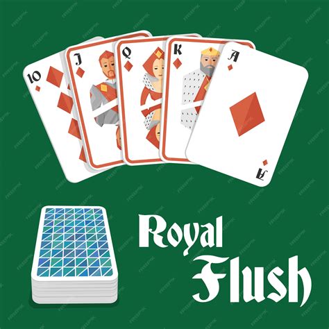 Royal Flush Mao De Poker De Imagens