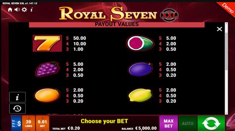 Royal Seven Double Rush Bwin