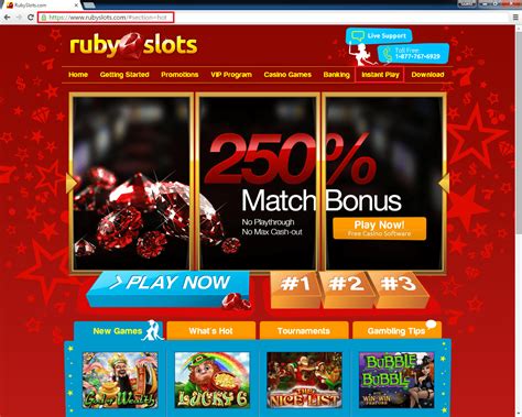 Ruby Slots Casino Inscrever