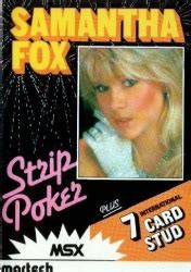 Samantha Fox Strip Poker Msx