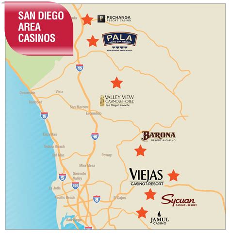 San Diego Casino Mapa