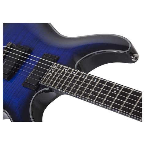 Schecter Blackjack Sls C 1   See Thru Blue Burst Passivo