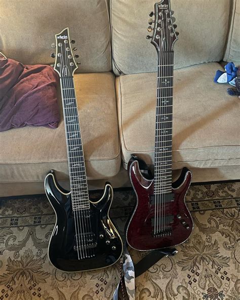 Schecter C 7 Hellraiser Vs Blackjack