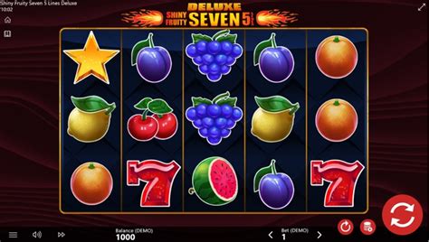 Shiny Fruity Seven Deluxe 5 Lines Pokerstars