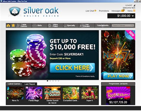 Silver Oak Casino Download