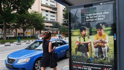 Singapura Anti Gambling Anuncio