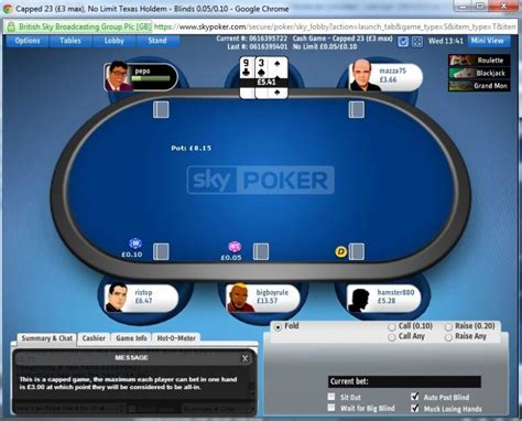 Sky Poker Oferece