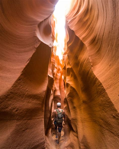 Slot Canyon Perto De Lake Powell