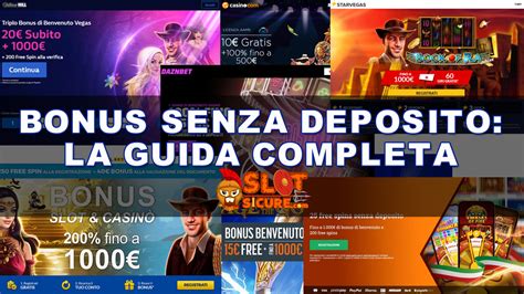 Slot De Bonus On Line Senza Deposito
