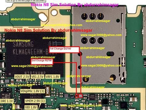 Slot De Chip Nokia N8