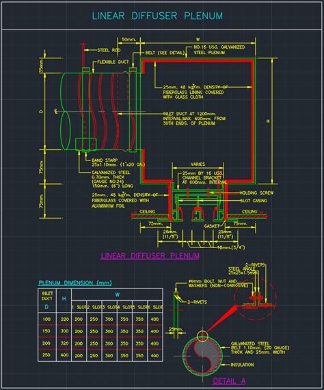 Slot Difusor Cad