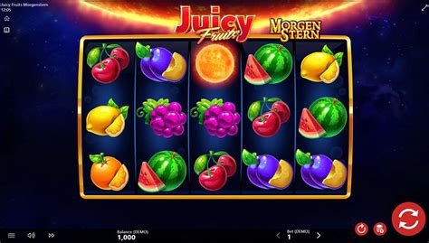 Slot Juicy Fruits Morgenstern