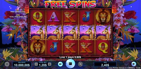 Slot Lion S Riches Deluxe