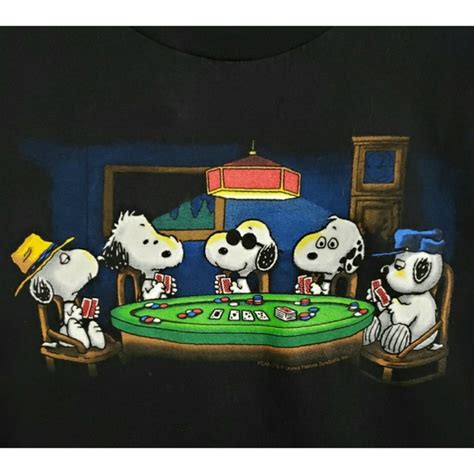 Snoopy Poker Camisa