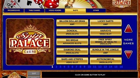 Spin Palace Casino Flash On Line