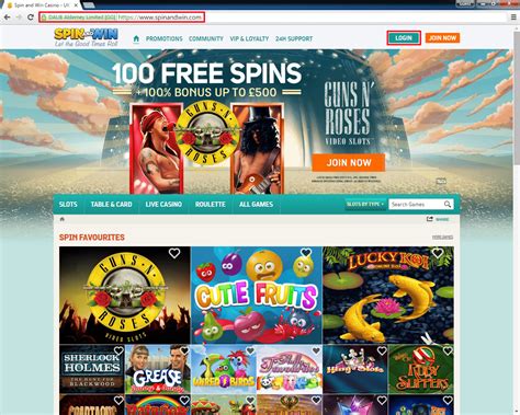 Spin Win Casino Login