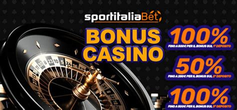 Sportitaliabet Casino Bonus