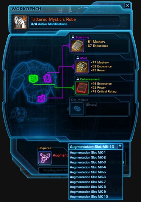 Swtor Cosmeticos Slots