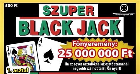 Szuper Black Jack Nyertesek