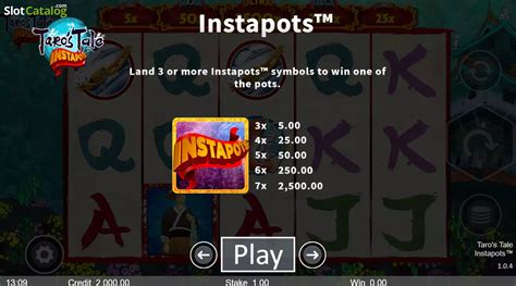 Taro S Tale Instapots Slot Gratis