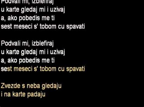 Tekst Pesme Poker U Dvoje Natasa